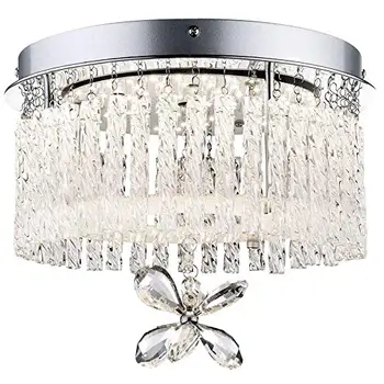 

MATHILDA Ceiling with crystals K9, glass GLOBE