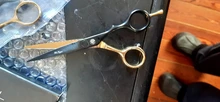 Tijeras profesionales para peluquería, originales de Japón, juego de 2 tijeras para corte de cabello de 5.5 y 6.0 pulgadas