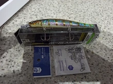 Ravenclraft-señuelo de Pesca wobblers 113SF 12,2g, pececillo flotante lento, Jerkbait, labio poligonal, gancho triple para trucha de lubina