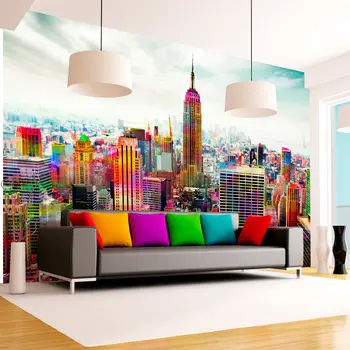 

Wall mural-Colors of New York City - 250x175 cm