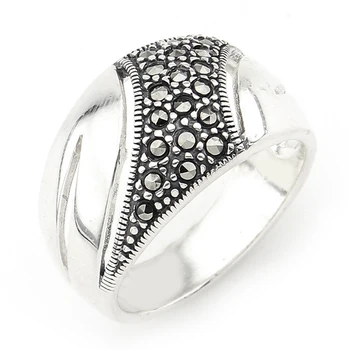 

100 Real 925 Sterling Silver Ring Turkish Jewelry Women Rings Female Ring For Womens Made in Turkey Wedding Ring anillo Bijoux