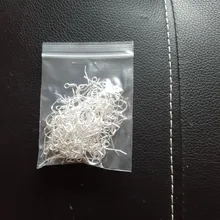 100 unids/lote pendientes Carven 925 de color plata de cobre oído cables pendientes gancho para DIY pendientes de joyería suministros Accesorios