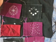 Tarots de Altar, mantel para juego de mesa, tapete de cartas, tapete de terciopelo, bolsa de almacenamiento