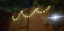 Solar-Light Lantern Garland Wedding-Garden-Decoration Outdoors 