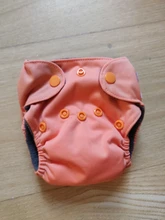 Feliz flauta recién nacido pañales pequeño AIO pañal de tela de carbón de bambú refuerzos dobles interior PUL a prueba de agua exterior Fit 2- 5KG bebé
