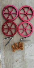 Spring-Knob-Parts Nuts Screws Screw-Calibration-Accessories Leveling Printers Heat-Bed