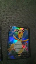 Juego de cartas coleccionables Pokemon, 50 Uds., versión francesa, con 30V, 20VMAX, sin repetir la batalla, regalo para chico brillante