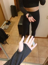 Gym Clothing Leggings Sportswear Crop-Top Yoga-Set Fitness Long-Sleeve Seamless Workout