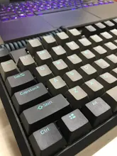 PBT Keycap Keyboard-Key-Cap Mx-Switches Cherry-Profile Gray Dolch Double-Shot Black Blue