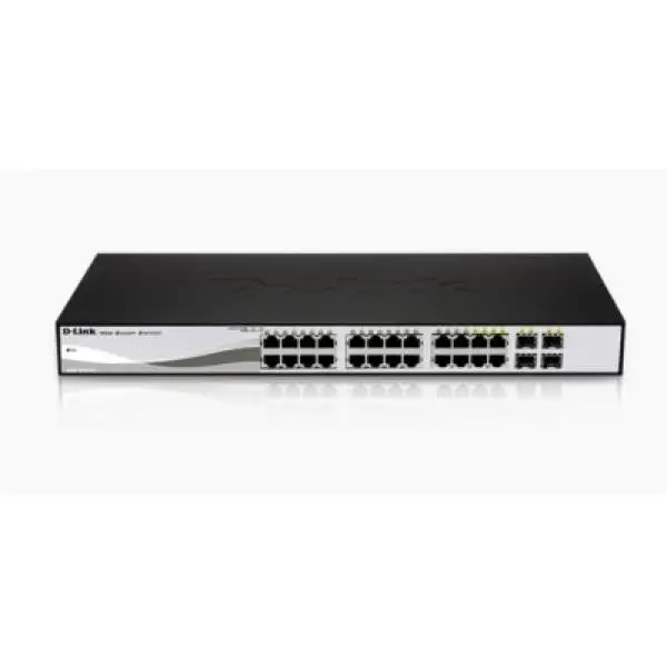 Переключатель D-Link DGS-1210-24 20 p 10 / 100 1000 Мбит/с 4 порта SFP | Компьютеры и офис