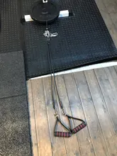 Cuerda extraíble para gimnasio, accesorio para máquina de Cable, tríceps, Fitness, t-bar, equipo para agarre para el hogar, remo, entrenamiento de peso
