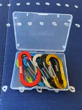 Carabiner-Clips Acessories Multi-Tool Cc1-Steel Small Booms Fishing Outdoor Camping 6pcs