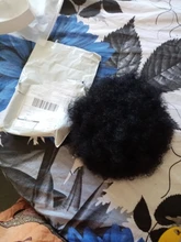 Leeons-extensiones de cabello Natural, coleta con cordón, cola de caballo, pelo sintético rizado, cola de caballo