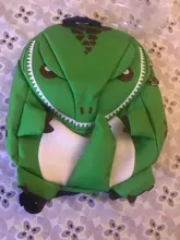 Mochila de dinosaurio 3D para niños y niñas, mochila escolar pequeña de animales para guardería