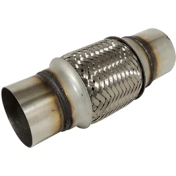 

2.5" 3" inch 200mm lenght Exhaust stainless steel braid flex pipe flexible exhaust joint pineapple coupling with extention