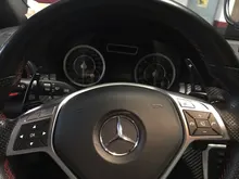 Paleta de extensión de cambios para volante de coche Mercedes Benz, etiqueta de goma DSG para modelos AMG, A45, C63, CLA45 y para GLA, CLS, GLS, W205 y W213