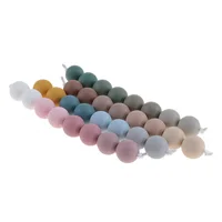 New Color 100PC Silicone 15mm Round Baby Teether Loose Bead Bpa Free Newborn Chewing Teething Necklace Bracelet Jewelry Making 1