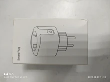 Enchufe WiFi de enchufe inteligente para la UE, 16A, Monitor de potencia, función de sincronización, Control por aplicación Tuya SmartLife, funciona con el asistente de Google Alexa, 100-240V