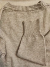 Hirsion-suéter holgado de gran tamaño para mujer, jersey básico de punto elegante, cuello redondo, suave, de Cachemira, para invierno, 2020