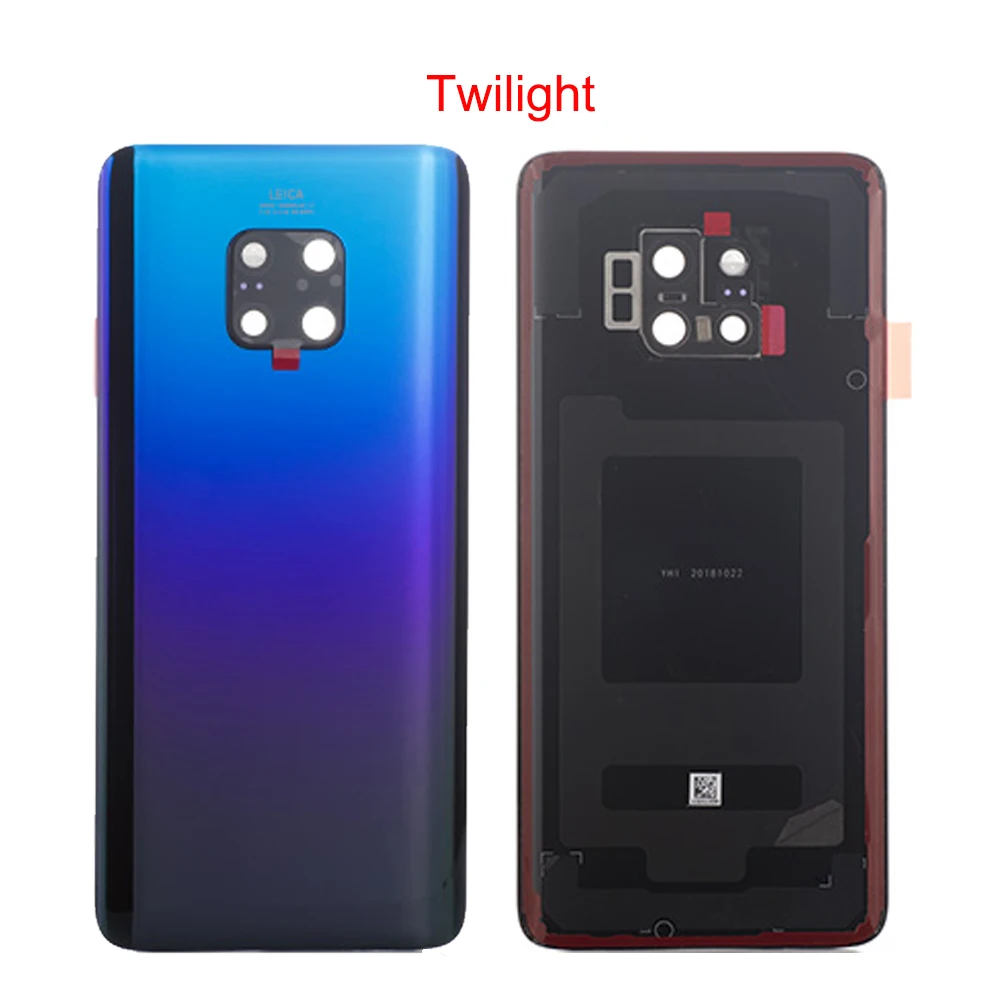 OEM для huawei mate 20 Pro крышка батареи задняя дверь корпус крышка со стеклянным объективом Замена клей камера Стекло Объектив