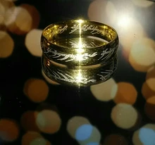 Anillos de acero inoxidable para hombre y mujer, anillo de titanio