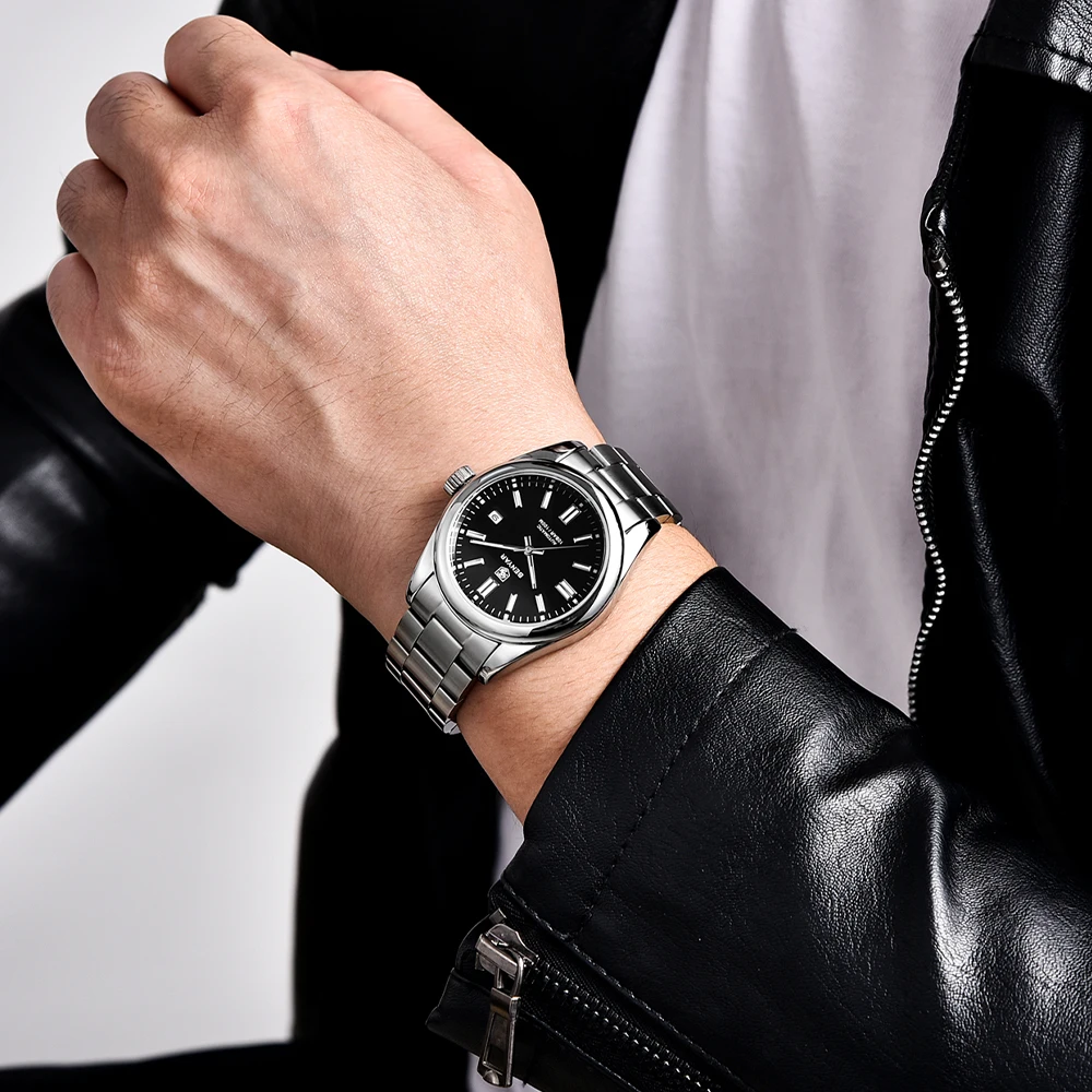 BENYAR New 2023 Luxury Mechanical Wristwatches10Bar Waterproof Sports Men Automatic Watch Stainless Steel Diving Watch for Men 3