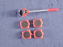 Juego de herramientas profesionales para muebles, elevador de transporte de cosas pesadas, rodillo de rueda con barra de rueda, dispositivo de mano móvil, Uds.