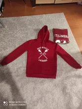 Sudadera con capucha de Teen Wolf para hombre, ropa deportiva masculina con estampado de Lahey, McCall y Stilinski 24, jersey de chándal de hiphop de estilo casual disponible en color rojo