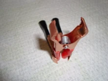 Connector-Plug Battery Caravan Alligator-Clips Test-Lead-Clips Power Crocodile Black