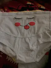 Bragas de maternidad para mujer, ropa interior para embarazadas con dibujos animados, calzoncillos lindos