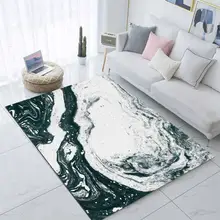 Else, белый, черный, волнистый, мраморный дизайн, 3d принт, не скользит, микрофибра, для гостиной, современный ковер, моющийся коврик