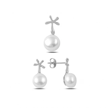 

Kutaydan Set With Pearl 925 Sterling Silver Made in Turkey