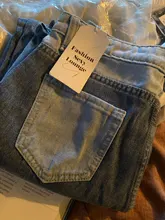 Iamhotty-Vaqueros rectos de retales para mujer, ropa de calle desgastada Vintage de cintura alta para novios, Mom y2k, 2020