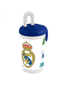 

REAL MADRID glass with official lid
