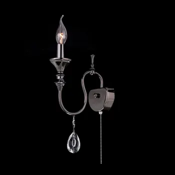 

Cl437314 Riga Black Chrome St-K wall lamp