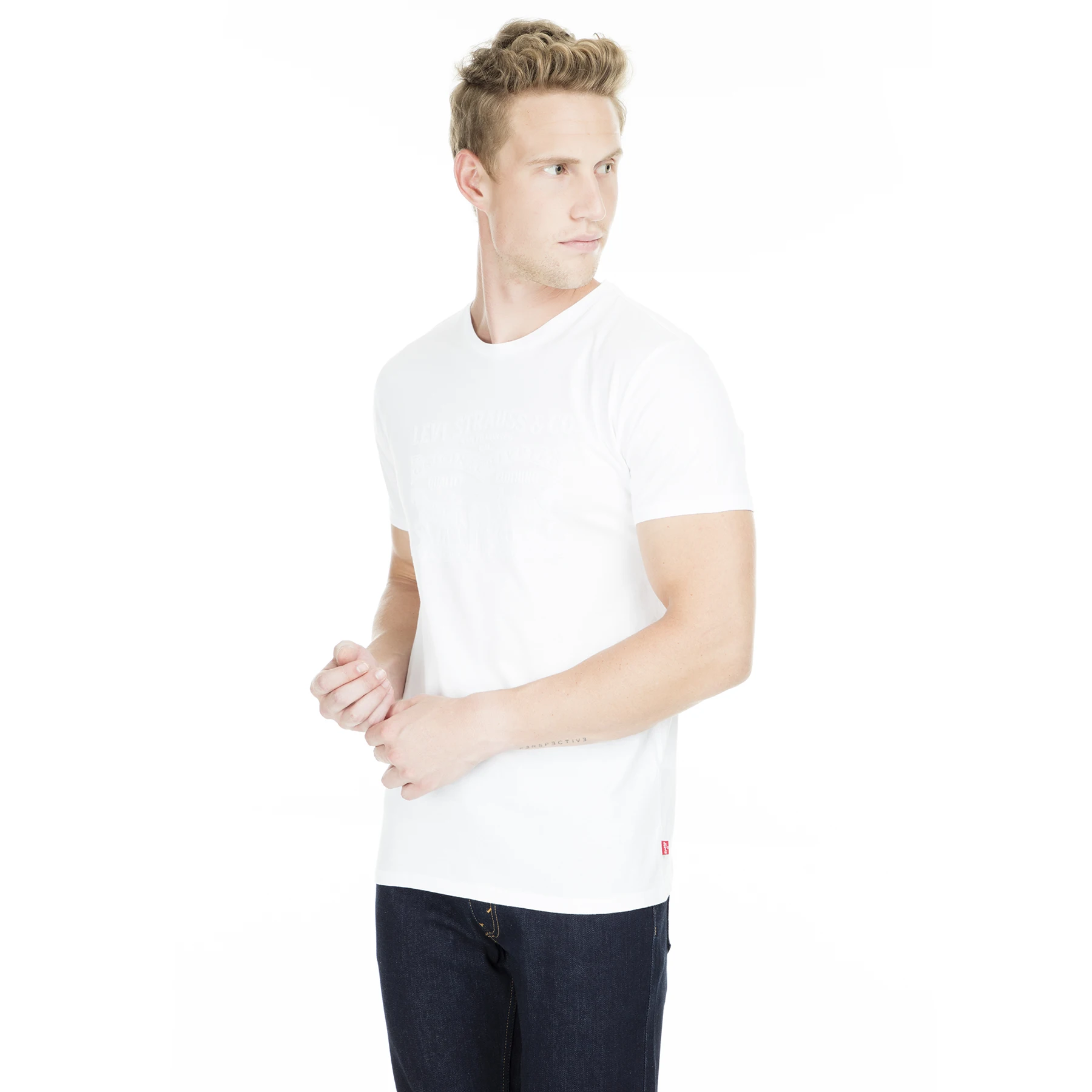 Levi's велосипедный Воротник T shirirt 22495