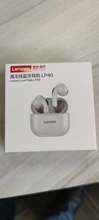 Earphones TWS Earbuds Waterproof Headset Lenovo Lp40 Sport-Earb Hifi Wireless with IP54