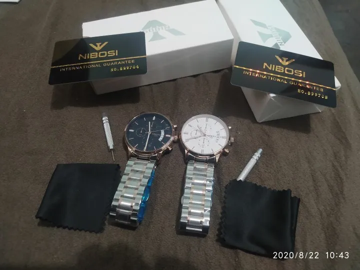 NIBOSI  Men Watches Luxury Famous Top Brand Men's Fashion Casual Dress Watch Quartz Wristwatches photo review