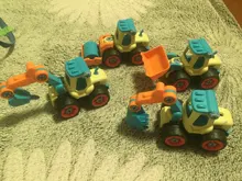 Tuerca de desmontaje de carga de camión de ingeniería, excavadora, tornillo para niños, herramienta creativa, juguetes educativos, modelo de coche