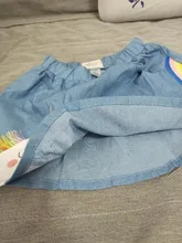 Poco Maven bebé verano. Ropa bebé niña ropa Color tejano de algodón unicornio Mini Color tejano Lolita la escuela faldas lindas para niños de 2-7 años