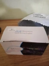 Light Fairy-String Wedding-Decoration Christmas Garden Solar Waterproof Holiday LED 7M