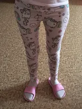 Mallas informales de cintura alta para mujer, mallas cómodas con estampado de unicornio y estrellas