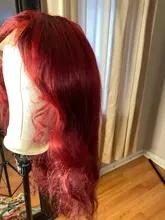 Peluca de malla con división media de 30 pulgadas, cabello humano liso brasileño Remy, prearrancado con pelo de bebé, parte T, 13x1