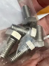 NINDEJIN-tornillos de cabeza hexagonal con rosca completa, Perno de cabeza hexagonal de acero inoxidable, 5/20 piezas, M4, M5, M6, M8, 304, DIN933