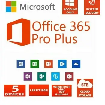 

Microsoft Office 365 для Windows или Mac пожизненная лицензия на 5 устройств windows mac iphone android лучший офис 365 для ПК