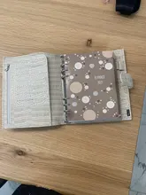 Moterm Luxe-planificador de anillos A5 con carpeta de anillos de 30mm, Agenda, organizador de granos Crocs, diario, Bloc de notas, cuaderno de bocetos