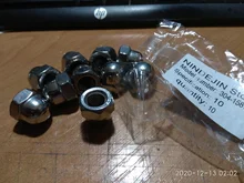 NINDEJIN-tuercas decorativas de acero inoxidable, tapón tipo Bellota, M3 M4 M5 M6 M8 M10 M12, M14, M16, M18, 5/50 Uds.