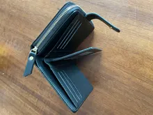 Monedero corto con cremallera y hebilla para mujer, novedad de 2021