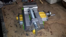 Worktable Drilling Bench-Alunimun Cross-Slide-Vise ALLSOME for HT2878 Alloy-Body 3inch