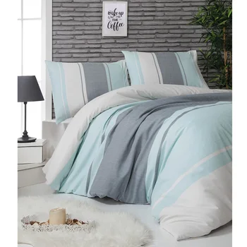 

Double Duvet Cover Set Mintbant.Bedding, cover, pillowcase, bed, map, parure, cotton, machine, fabric, sheet, Jordan, quadro